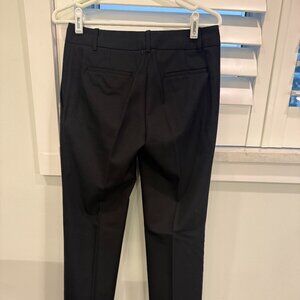 J. Crew Super 120's City Fit Black Wool Slacks